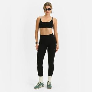 New Mate the Label Organic Stretch Midi Legging with Pockets Small Black $98